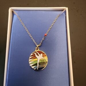 1981 World Figure Skating Championship Necklace